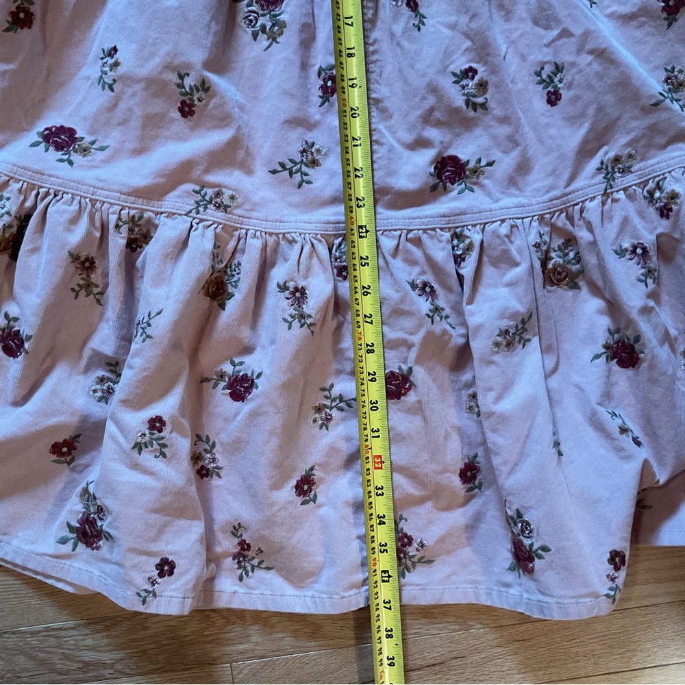 Free People Blush Pink Floral Tiered Maxi Skirt - Picture 14 of 16